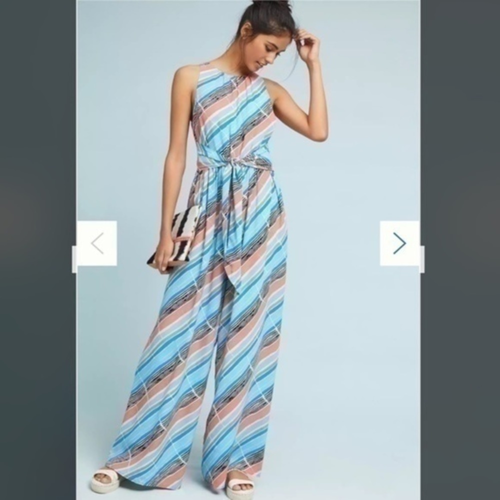 Julliard Striped Jumpsuit Plenty By Tracy Reese xsp